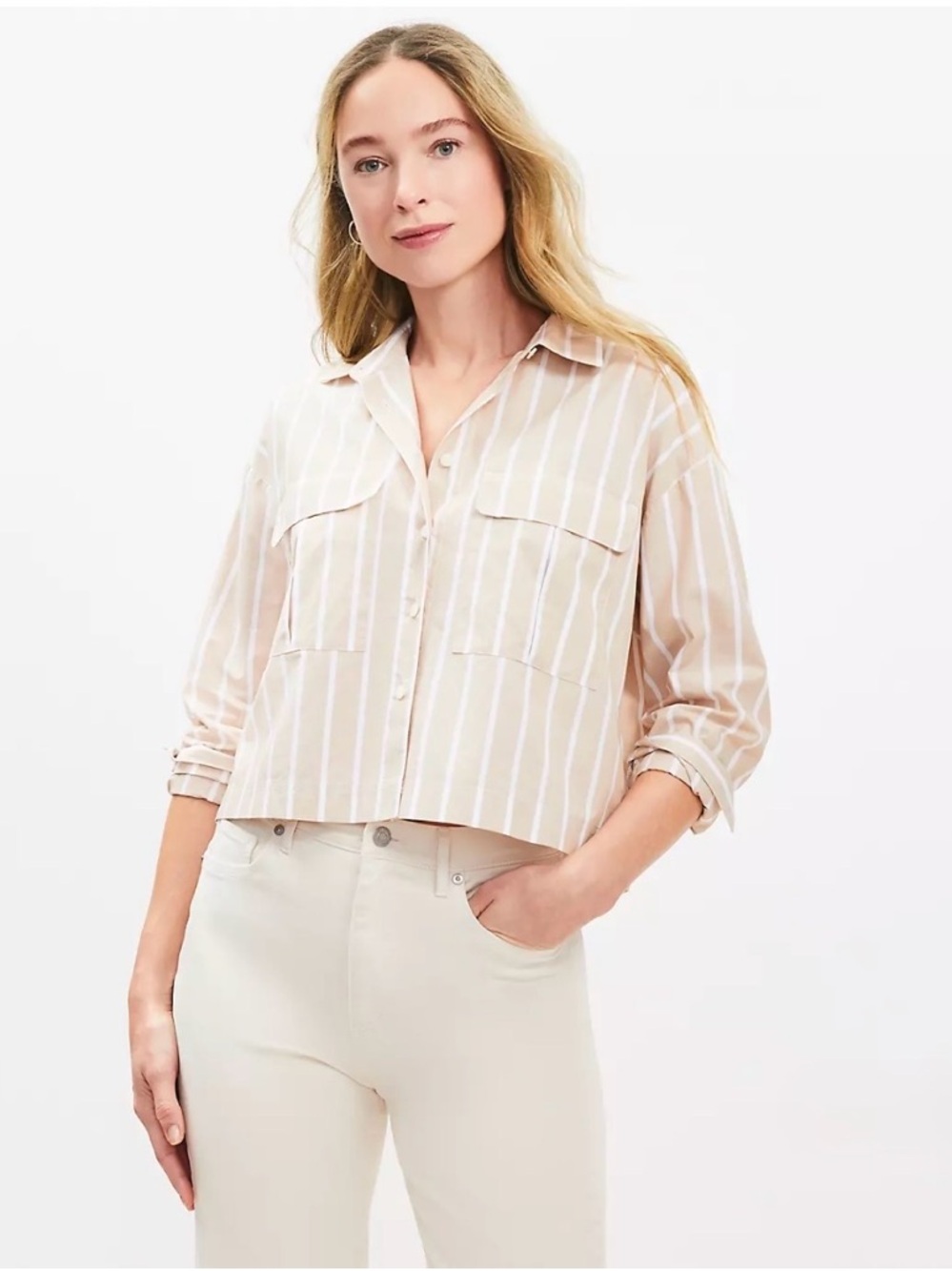 Loft Everyday Oversized Pocket Shirt
